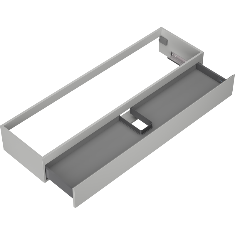 Mexen Orio dulap baie sub chiuvetă 160 cm, 1 sertar, gri mat - 91A10-16023-1-BF62
