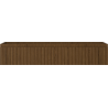 Mexen Rivel dulap baie sub lavoar 120 cm, 1 sertar, canelat, nuc - 91A20-12023-1-BF86