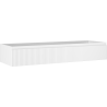 Mexen Rivel dulap baie sub chiuvetă 140 cm, 1 sertar, riflat, alb mat - 91A20-14023-1-BF01