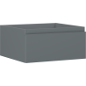 Mexen Orio dulap baie sub lavoar 50 cm, 1 sertar, grafit mat- 91A10-05023-1-BF66