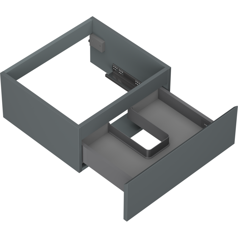 Mexen Orio dulap baie sub lavoar 50 cm, 1 sertar, grafit mat- 91A10-05023-1-BF66