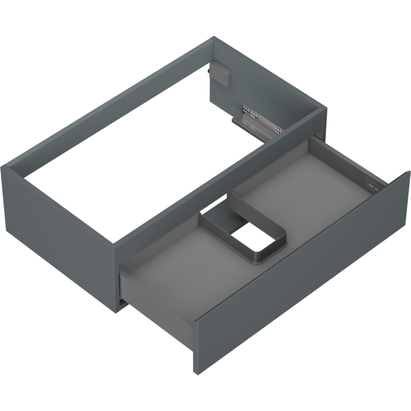 Mexen Orio dulap de baie sub lavoar 80 cm, 1 sertar, grafit mat - 91A10-08023-1-BF66