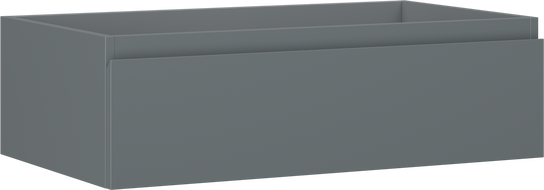 Mexen Orio fürdőszobai mosdószekrény 80 cm, 1 fiók, grafit matt - 91A10-08023-1-BF66