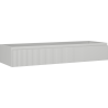 Mexen Rivel dulap baie pentru lavoar 140 cm, 1 sertar, canelat, gri mat - 91A20-14023-1-BF62