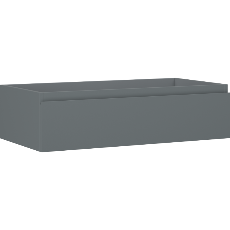 Dulap baie Mexen Orio sub lavoar 90 cm, 1 sertar, grafit mat - 91A10-09023-1-BF66