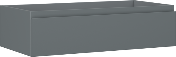 Dulap baie Mexen Orio sub lavoar 90 cm, 1 sertar, grafit mat - 91A10-09023-1-BF66