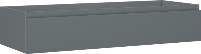 Mexen Orio fürdőszobai mosdószekrény 120 cm, 1 fiók, grafit matt - 91A10-12023-1-BF66