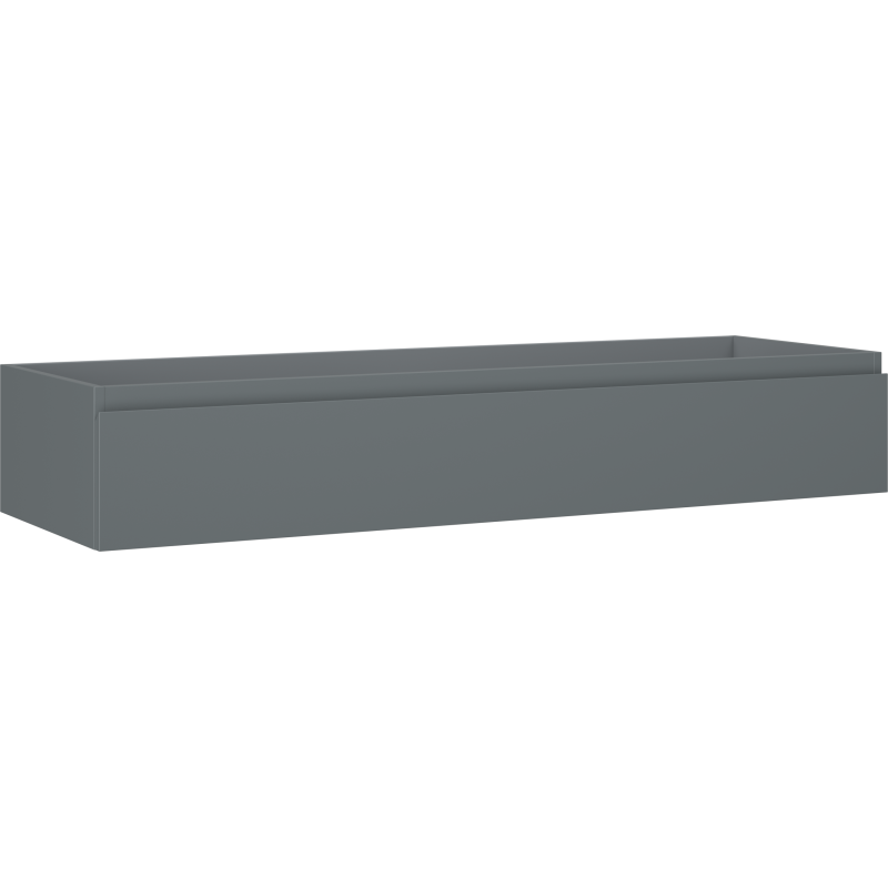 Mexen Orio fürdőszobai szekrény mosdó alá 140 cm, 1 fiók, grafit matt - 91A10-14023-1-BF66