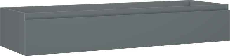 Mexen Orio dulap de baie pentru lavoar 140 cm, 1 sertar, grafit mat - 91A10-14023-1-BF66