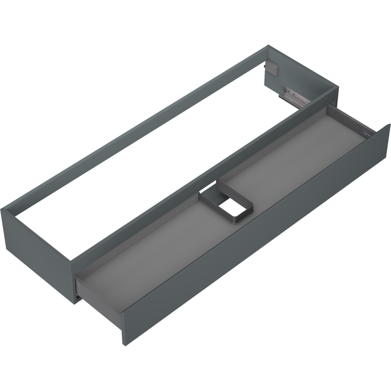Mexen Orio dulap baie sub lavoar 160 cm, 1 sertar, grafit mat - 91A10-16023-1-BF66
