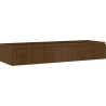 Dulap baie Mexen Rivel sub lavoar 140 cm, 1 sertar, striat, nuc - 91A20-14023-1-BF86