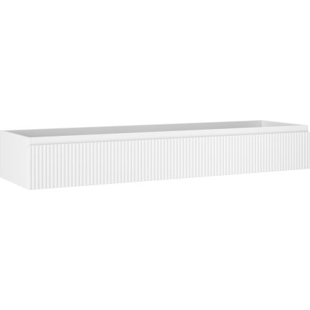 Mexen Rivel dulap baie sub chiuvetă 160 cm, 1 sertar, cu șanțuri, alb mat - 91A20-16023-1-BF01