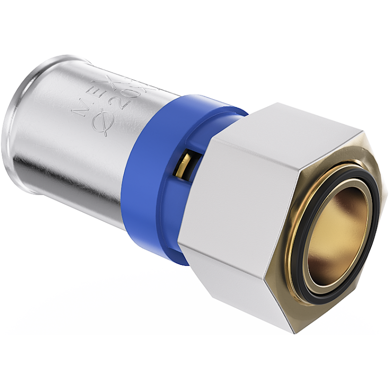 Mexen PEX-P félig visszacsavarozható, préselhető PEX 25 x 3/4 BB - W97135-2534F-00