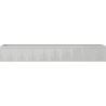 Mexen Rivel dulap baie sub chiuvetă 160 cm, 1 sertar, riplata, gri mat - 91A20-16023-1-BF62