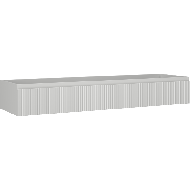 Mexen Rivel dulap baie sub chiuvetă 160 cm, 1 sertar, riplata, gri mat - 91A20-16023-1-BF62