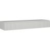 Mexen Rivel dulap baie sub chiuvetă 160 cm, 1 sertar, riplata, gri mat - 91A20-16023-1-BF62