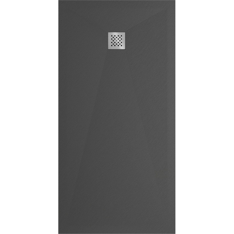 Mexen Stone+ bază de duș dreptunghiulară din compozit 180 x 80 cm, antracit - 44718018