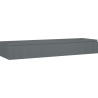 Mexen Rivel dulap baie sub lavoar 160 cm, 1 sertar, cu nervuri, grafit mat - 91A20-16023-1-BF66