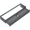 Mexen Rivel dulap baie sub lavoar 160 cm, 1 sertar, cu nervuri, grafit mat - 91A20-16023-1-BF66