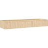 Mexen Rivel dulap de baie sub chiuvetă 160 cm, 1 sertar, cu caneluri, stejar - 91A20-16023-1-BF81