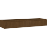Mexen Rivel dulap baie sub chiuvetă 160 cm, 1 sertar, canelat, nuc - 91A20-16023-1-BF86