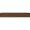 Mexen Rivel dulap baie sub chiuvetă 160 cm, 1 sertar, canelat, nuc - 91A20-16023-1-BF86