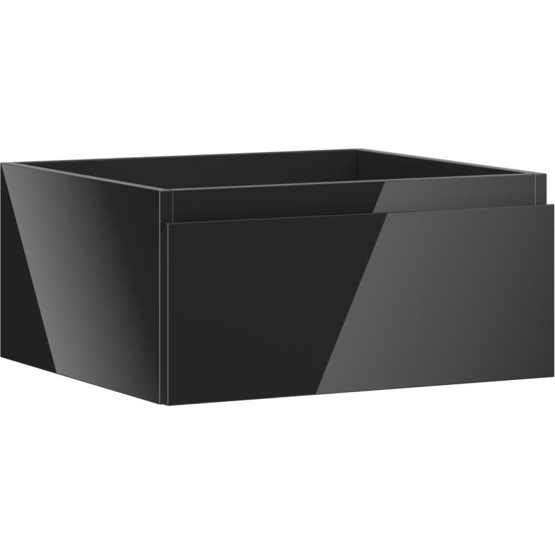 Mexen Orio dulap sub chiuvetă 50 cm, 1 sertar, negru lucios - 91A10-05023-1-BF70