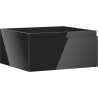 Mexen Orio dulap sub chiuvetă 50 cm, 1 sertar, negru lucios - 91A10-05023-1-BF70