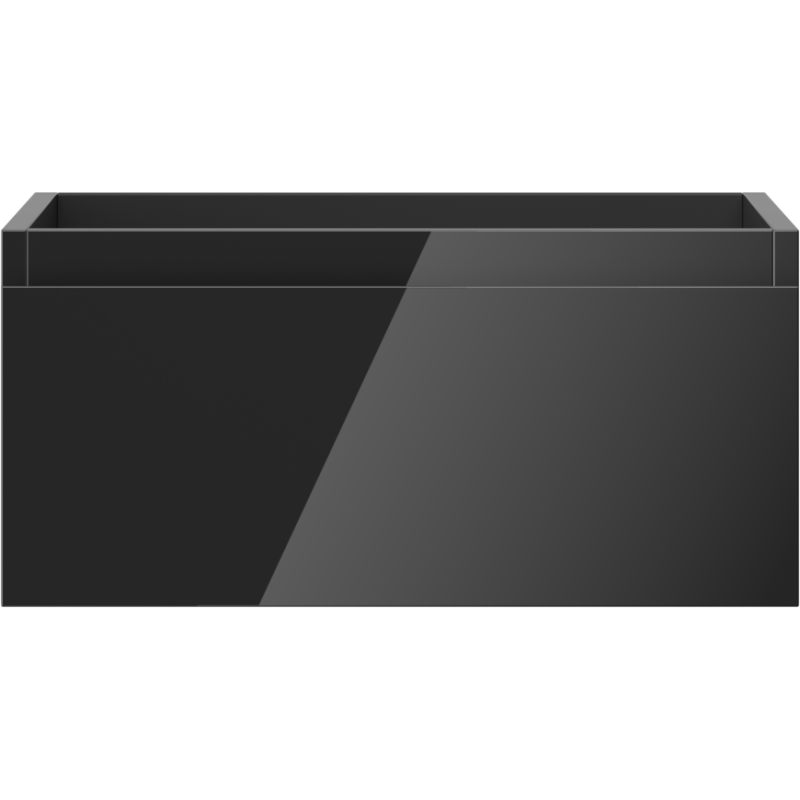 Mexen Orio dulap baie sub lavoar 50 cm, 1 sertar, negru lucios - 91A10-05023-1-BF70