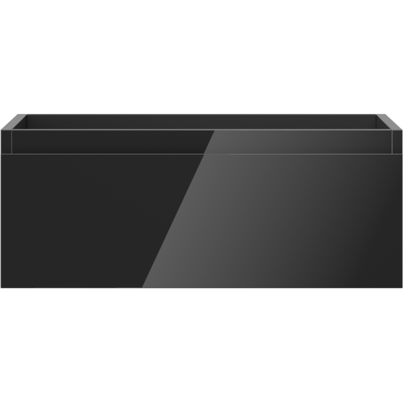 Mexen Orio dulap de baie sub chiuvetă 60 cm, 1 sertar, negru lucios - 91A10-06023-1-BF70