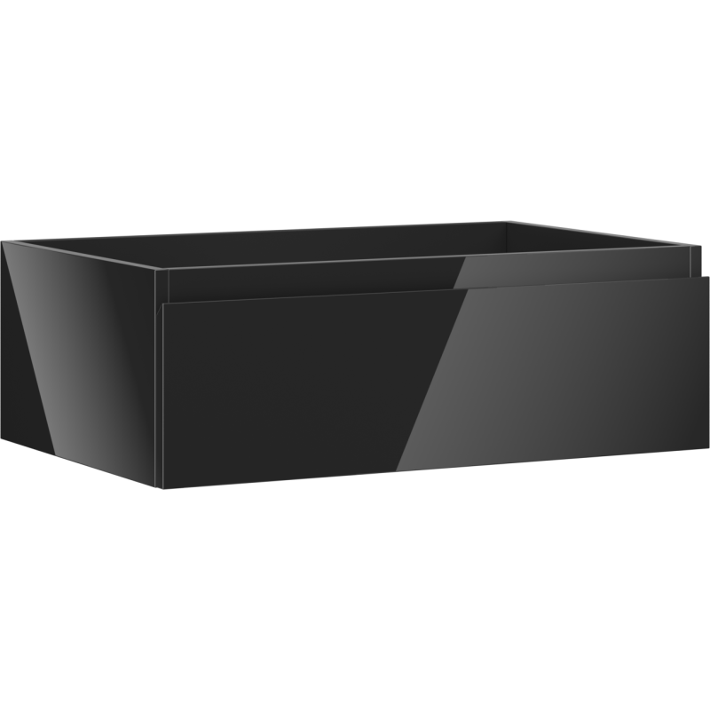 Mexen Orio dulap baie sub chiuvetă 70 cm, 1 sertar, negru lucios - 91A10-07023-1-BF70