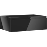 Mexen Orio dulap baie sub chiuvetă 70 cm, 1 sertar, negru lucios - 91A10-07023-1-BF70