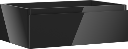 Mexen Orio dulap baie sub chiuvetă 70 cm, 1 sertar, negru lucios - 91A10-07023-1-BF70