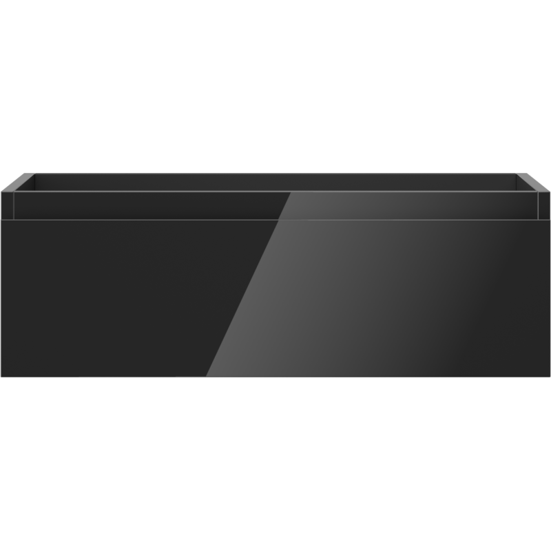 Mexen Orio dulap baie sub chiuvetă 70 cm, 1 sertar, negru lucios - 91A10-07023-1-BF70