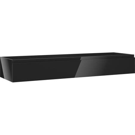 Mexen Orio dulap de baie sub chiuvetă 160 cm, 1 sertar, negru lucios - 91A10-16023-1-BF70