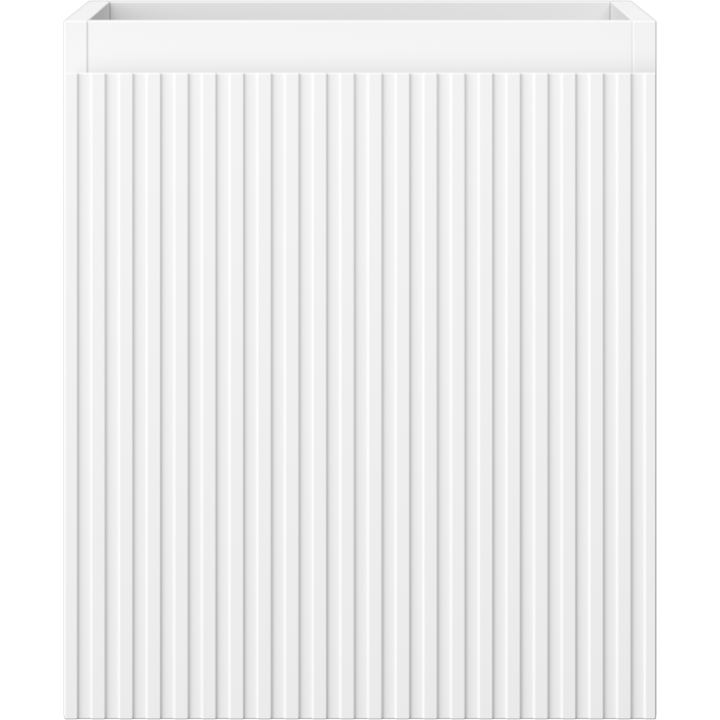 Mexen Rivel dulap baie sub chiuvetă 40 cm, 1 sertar, canelat, alb mat - 91A20-04047-1-BF01