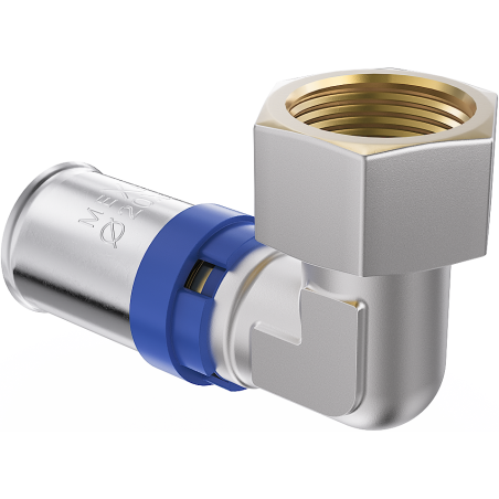 Mexen PEX-P racord semi-șurub, cot de compresie, presare PEX 25 x 3/4 IW - W97136-2534F-00