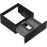 Mexen Orio dulap pentru lavoar 50 cm, 1 sertar, negru mat - 91A10-05023-1-BF71