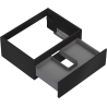 Mexen Orio dulap baie sub lavoar 60 cm, 1 sertar, negru mat - 91A10-06023-1-BF71