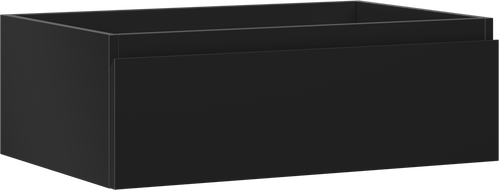 Mexen Orio 70 cm-es fürdőszobai szekrény mosdóhoz, 1 fiók, fekete matt - 91A10-07023-1-BF71