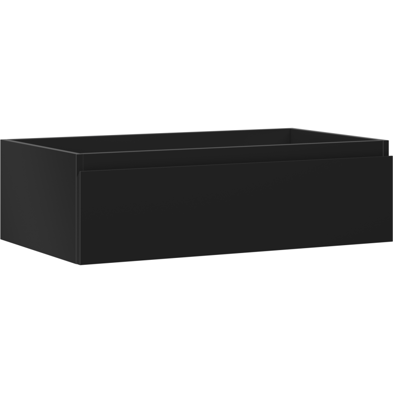 Mexen Orio dulap baie sub lavoar 80 cm, 1 sertar, negru mat - 91A10-08023-1-BF71
