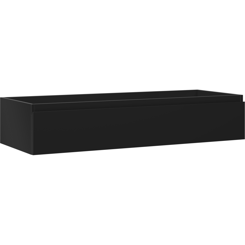Mexen Orio dulap baie sub lavoar 120 cm, 1 sertar, negru mat - 91A10-12023-1-BF71