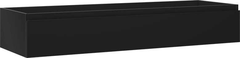 Mexen Orio dulap baie sub lavoar 140 cm, 1 sertar, negru mat - 91A10-14023-1-BF71
