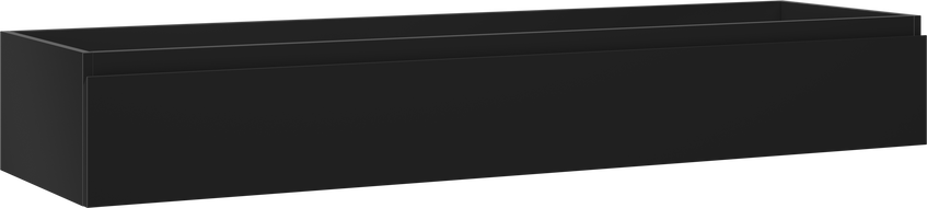 Mexen Orio dulap baie sub lavoar 160 cm, 1 sertar, negru mat - 91A10-16023-1-BF71