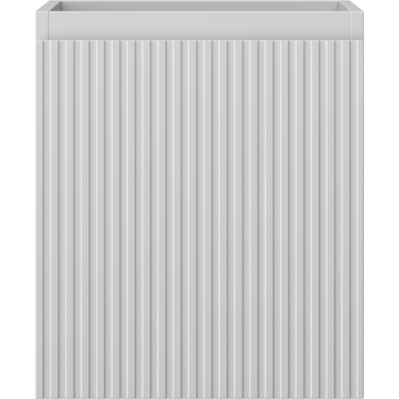 Mexen Rivel dulap baie sub lavoar 40 cm, 1 sertar, canelat, gri mat - 91A20-04047-1-BF62