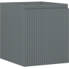 Mexen Rivel dulap baie sub lavoar 40 cm, 1 sertar, canelat, gri mat - 91A20-04047-1-BF66