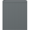 Mexen Rivel dulap baie sub lavoar 40 cm, 1 sertar, canelat, gri mat - 91A20-04047-1-BF66