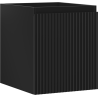 Mexen Rivel dulap baie sub lavoar 40 cm, 1 sertar, canelat, negru mat - 91A20-04047-1-BF71