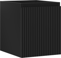 Mexen Rivel dulap baie sub chiuvetă 40 cm, 1 sertar, canelat, negru mat - 91A20-04047-1-BF71