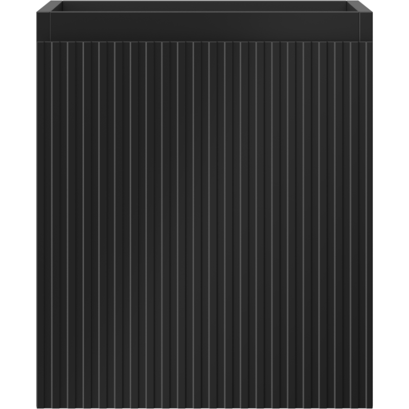 Mexen Rivel dulap baie sub chiuvetă 40 cm, 1 sertar, canelat, negru mat - 91A20-04047-1-BF71